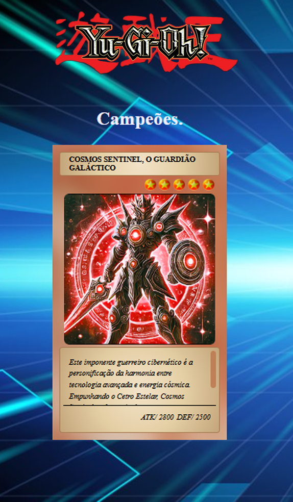 Projeto Landing Page Yu-Gi-Oh!